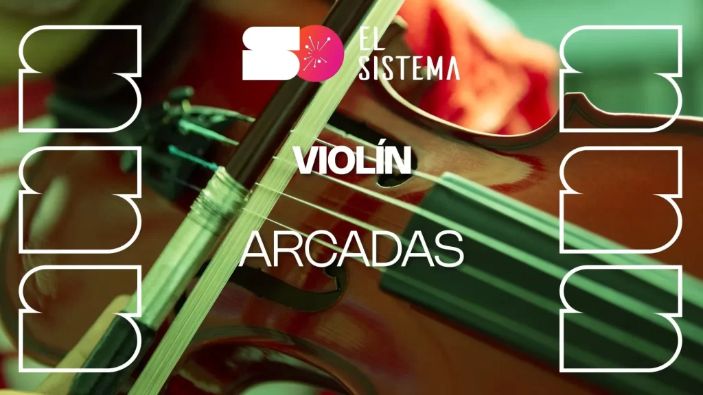 Arcadas en el violín